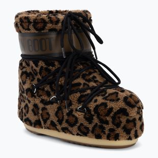 Dámské sněhule Moon Boot Icon Low Fleece Leopard cognac/cocoa