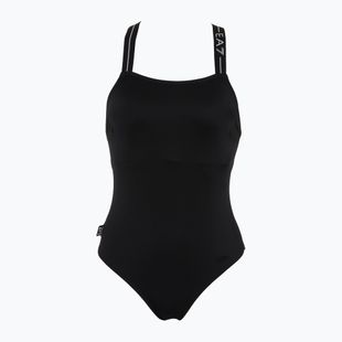 Jednodílné plavky EA7 Emporio Armani Logo Tape black