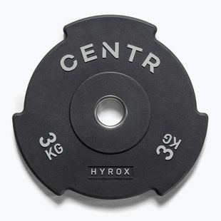 Bumperová závaží Centr Top Plate Centr x Hyrox black