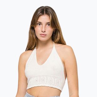 Dámský top Kaotiko Tiran Crochet Menorca crudo