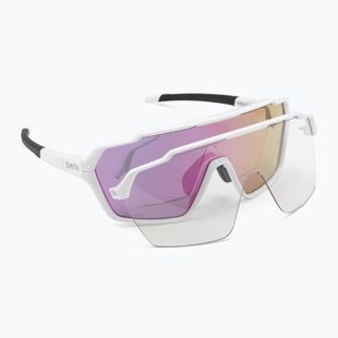 Sluneční brýle Smith Shift MAG white/chromapop violet mirror