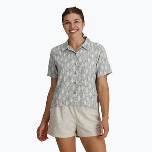 Dámská košile Royal Robbins Camino Pucker sage leaf fish pt
