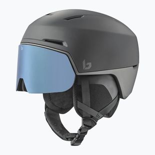 Lyžařská helma Bollé X-Fusion Pure mineral black matte/brown/blue