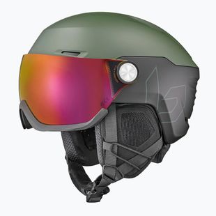 Lyžařská helma Bollé V-Ryft Pure sun forest matte/photochromic red
