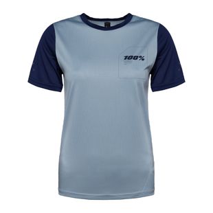 Dětský cyklistický dres 100% Ridecamp Youth Jersey SS modrý STO-46401-249-04