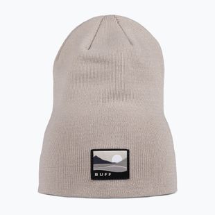 Zimní čepice BUFF Knitted Lilon long birch gray