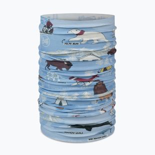 Dětský multifunkční šátek BUFF Original Ecostretch imus washed blue