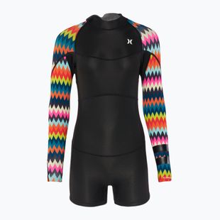 Dámský plavecký neopren Hurley Advant 2 mm Shorty Springsuit chevron