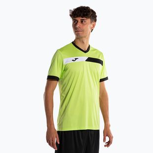 Pánské fotbalové tričko Joma Court lime/black