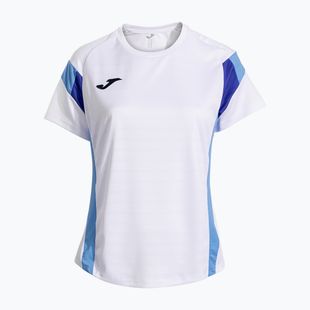 Dámské tenisové tričko Joma Montreal white/sky blue
