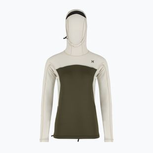 Pánské plavecké tričko longsleeve Hurley Coast Guard Hooded Surf Top cargo