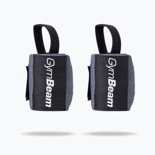 Bandáže na zápěstí GymBeam FIRM dark grey