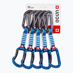 Lezecká expreska Ocun Falcon QD Zoom PA 12 cm 5 ks  blue