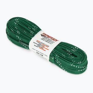 Šňůrky do bruslí Tempish Hockey Waxed green