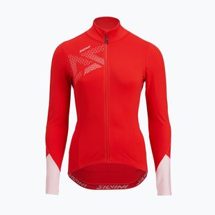 SILVINI Calvana dámská cyklistická mikina červená 3120-WD1618