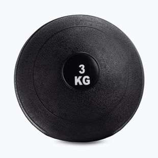InSPORTline medicinální míč 3 kg černý 13477
