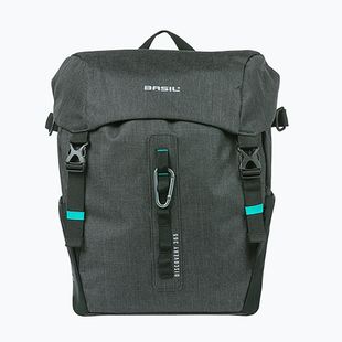 Cyklistická brašna Basil Discovery 365D Single Bag MIK Hooks 20 l black mélange