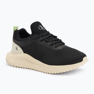 Dámské boty Calvin Klein YW0YW01855 Eva Runner Sock Mg Tech Mix black/pistachio/white jade