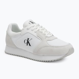 Pánské boty Calvin Klein YM0YM01326 Retro Runner Sock Lace Up Ny-Su Bright White/Black