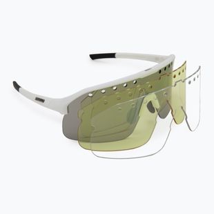 Sluneční brýle Rogelli Ventro Polarized white/taupe/brown platinum revo