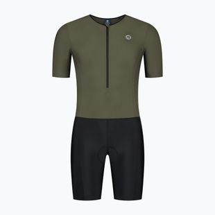 Triatlonová kombinéza Rogelli Florida Tri Suit black/army green