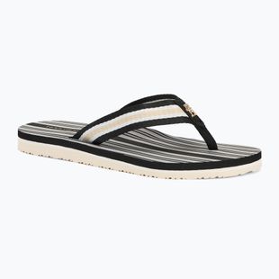 Dámské žabky Tommy Hilfiger Im Th Print Beach Sandal black/ecru 