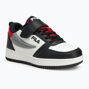 Dětské boty FILA Rega Nf Velcro white/black/fila red