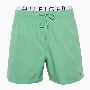 Pánské plavky Tommy Hilfiger Medium Drawstring Shorts Dw fort green