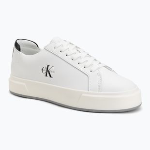 Dámské boty Calvin Klein YW0YW01945 Basket Cups Laceup Leather bright white/black