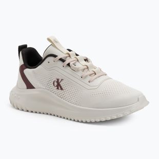 Dámské boty Calvin Klein YW0YW01992 Eva Runner Drawstring Mix MG lily white/beluga/new maroon