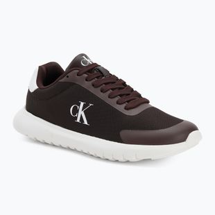 Dámské boty Calvin Klein YW0YW01750 3 Eva Runner Mesh MG brown out/green haze
