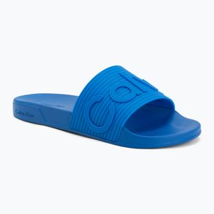 Pánské nazouváky Calvin Klein HM0HM02113 Ess Texture lapis blue