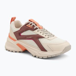 Dámské boty Calvin Klein HW0HW03002 Hike Run Ckstripe Mesh off white/oatmeal/dusty rose