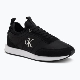 Pánské boty Calvin Klein YM0YM01414 Retro Runner Sock Laceup Mix Mat ck black