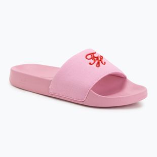 Dámské pantofle Tommy Hilfiger Script Pool rose petal