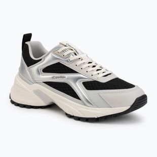 Dámské boty Calvin Klein HW0HW03140 Hike Run Stripe Mesh Met black/silver/light grey