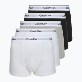 Pánské boxerky Calvin Klein LV00NB4437 Relaxed Fit Trunk grey heather/black/classic white
