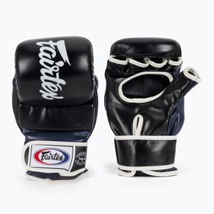 Fairtex Super Sparring Grapplingové rukavice černá/modrá