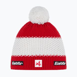 Zimní čepice Eisbar Star Pompon SA ketchup/white/ketchup