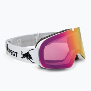 Lyžařské brýle Red Bull SPECT Rush matt white/red with pink purple mirror