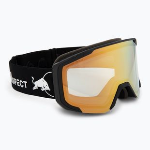 Lyžařské brýle Red Bull SPECT Jibb Photo matte black/brown with gold chrome x