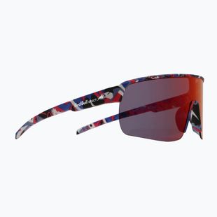 Sluneční brýle Red Bull SPECT Dakota matte blue-burgundy pattern/smoke red-purple mirror