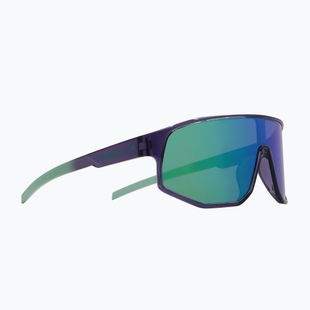 Sluneční brýle Red Bull SPECT Dash dark purple/smoke with green-purple mirror