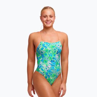 Dámské jednodílné plavky  Funkita Single Strength One piece green green grss