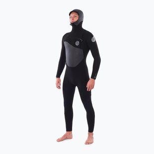 Pánský neopren Rip Curl Flashbomb 5/4mm Hooded Chest Zip black