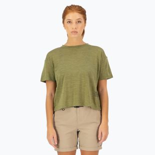 Dámské termo tričko Mons Royale Zephyr Tencel Boxy fern
