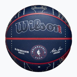 Basketbalový míč Wilson 2024 NBA All Star Collector + krabice brown velikost 7
