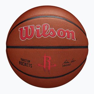 Basketbalový míč Wilson NBA Team Alliance Houston Rockets brown velikost 7