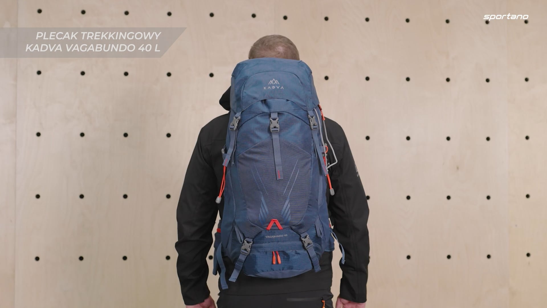 Trekový batoh KADVA Vagabundo 40 l modrý