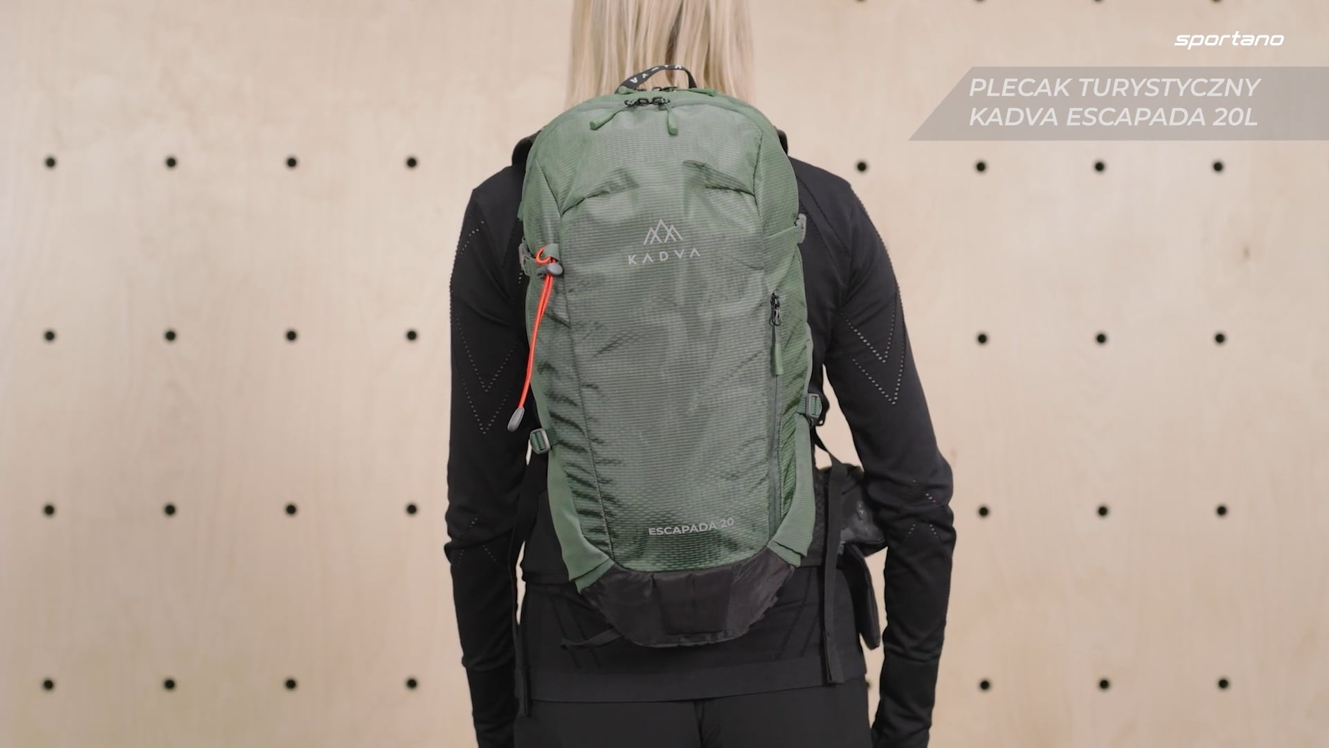 Turistický batoh KADVA Escapada 20 l zelený